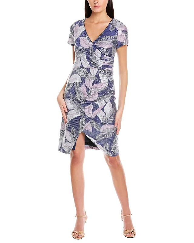 JS Collections Nylah Faux Wrap Dress