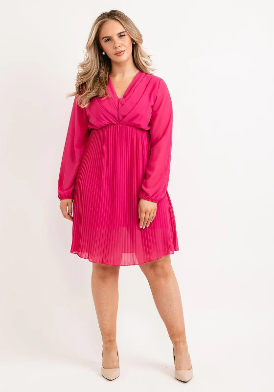 Seventy1 One Size Pleated Mini Dress, Pink