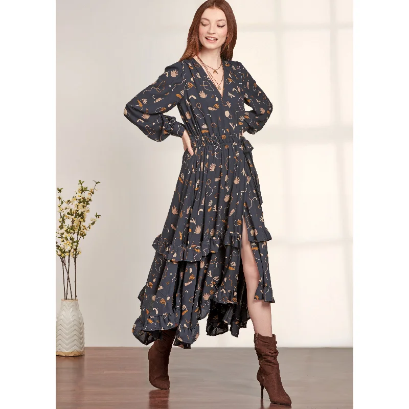 Simplicity sewing pattern 9639 Misses' Midi Wrap Dress