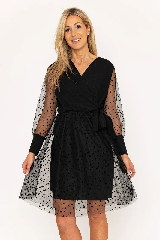 Black Diana Mini Dress